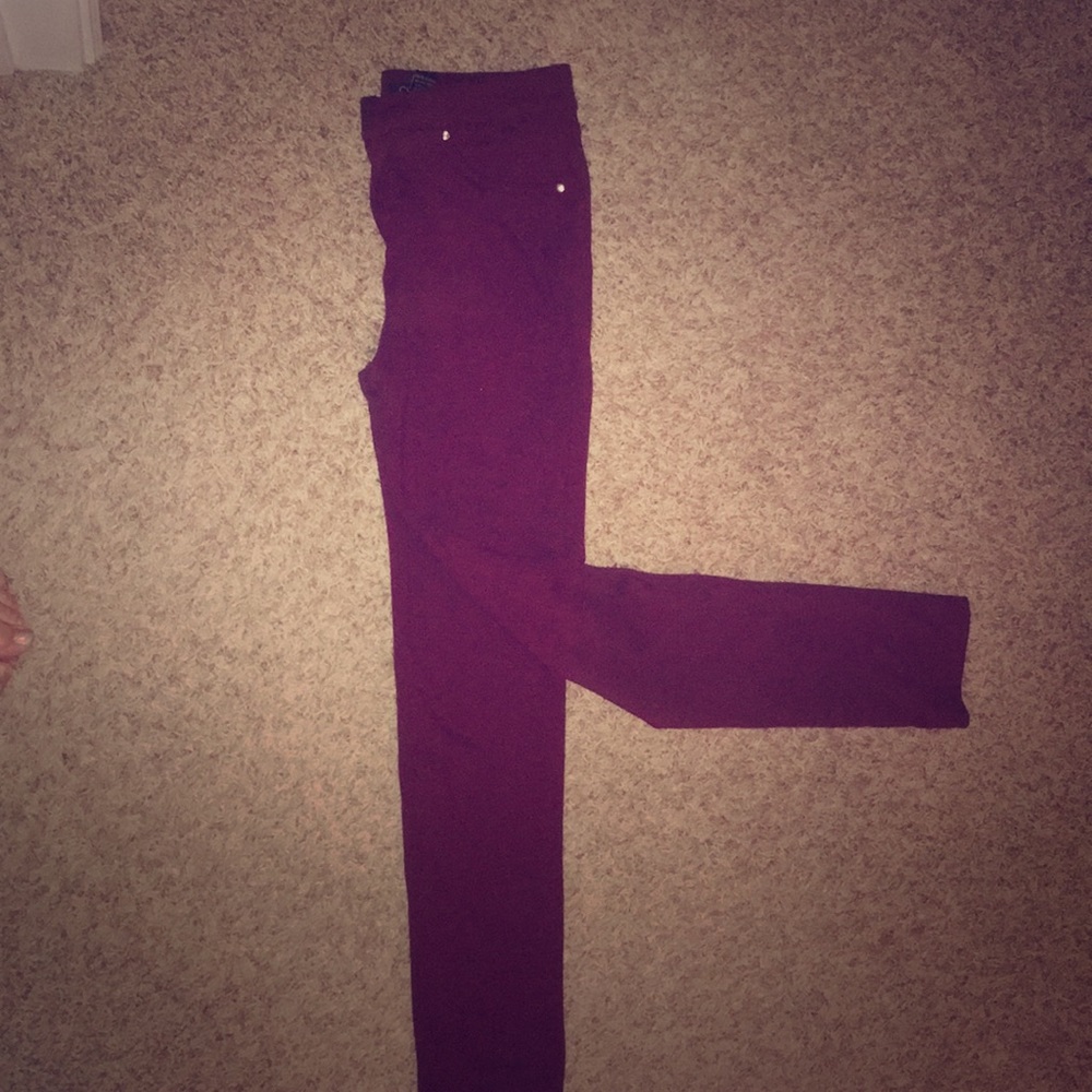 Maroon Jeggings